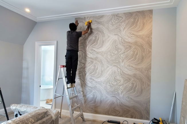 Professional Wallpaper Installation in Al Sadd