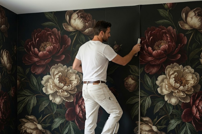 Professional Wallpaper Installation in Al Sadd